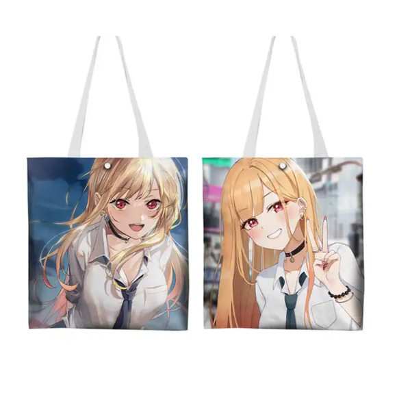 My Dress Up Darling Marin Anime Canvas Tote Bag - Picture 2 of 2